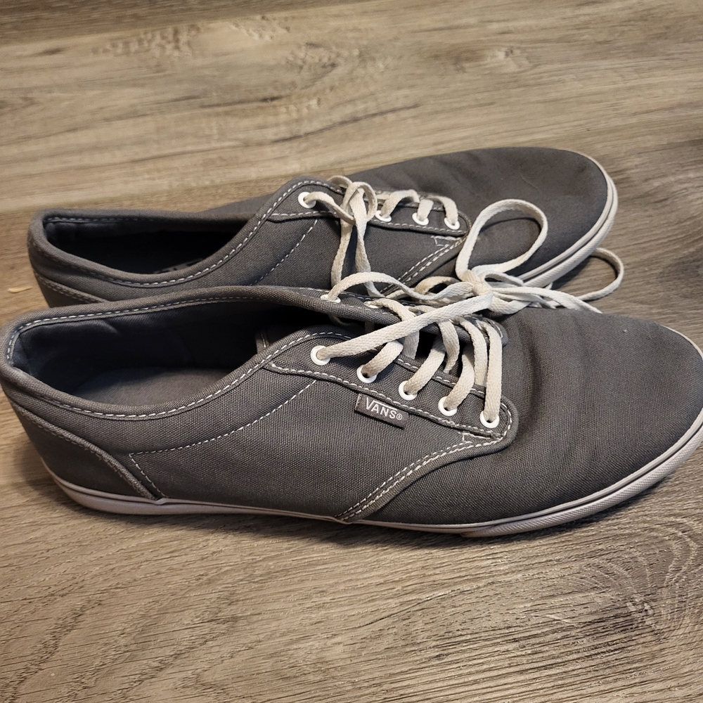 Vans Gray Sneakers Classic Low-Top Design